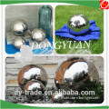 bright stainless steel decorative balls for gate, park outdoor ornaments